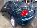 2001 HONDA CIVIC, GREEN,EX,1.7L,VTEC,AT, A25087